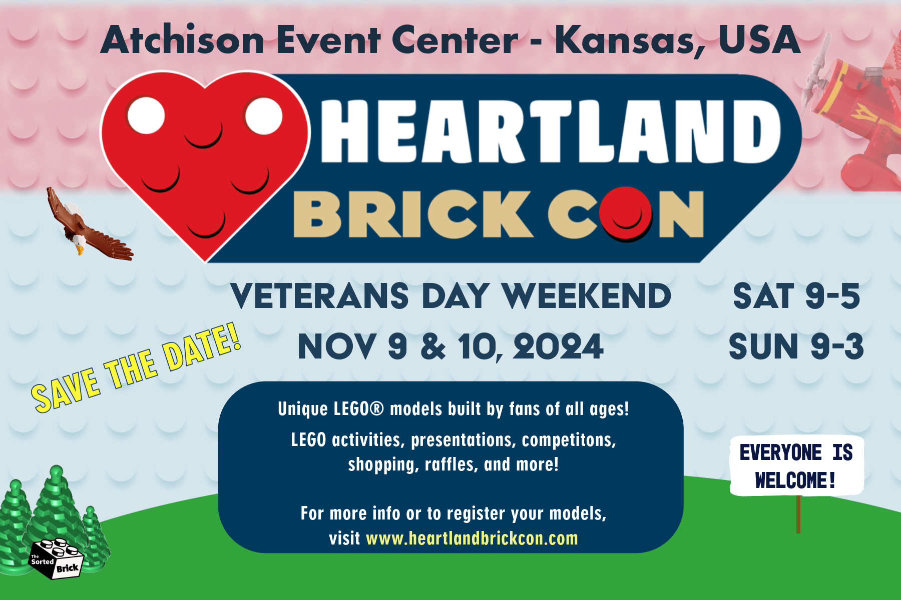 Unique LEGO Models built by fans of all ages! LEGO activities, presentations, competitions, shopping, raffles, and more! Everyone is welcome!
